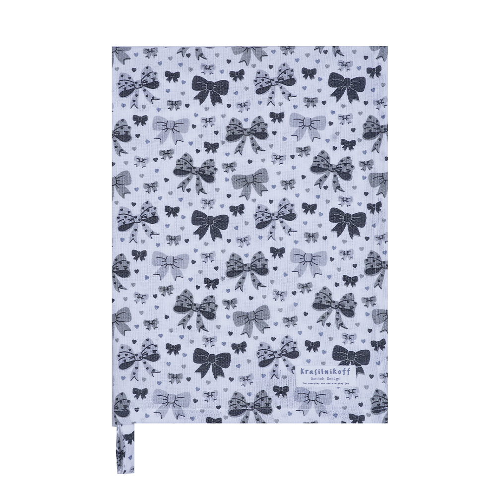 Geschirrtuch Bow / Schleife grau