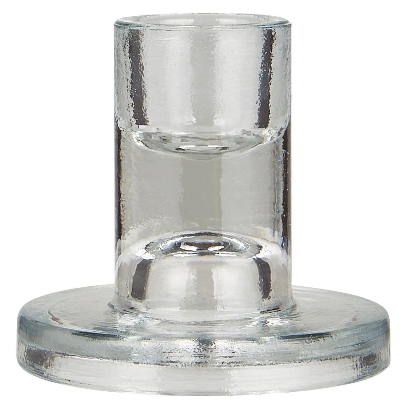 Kerzenhalter f/2,2 cm Kerze, Glas