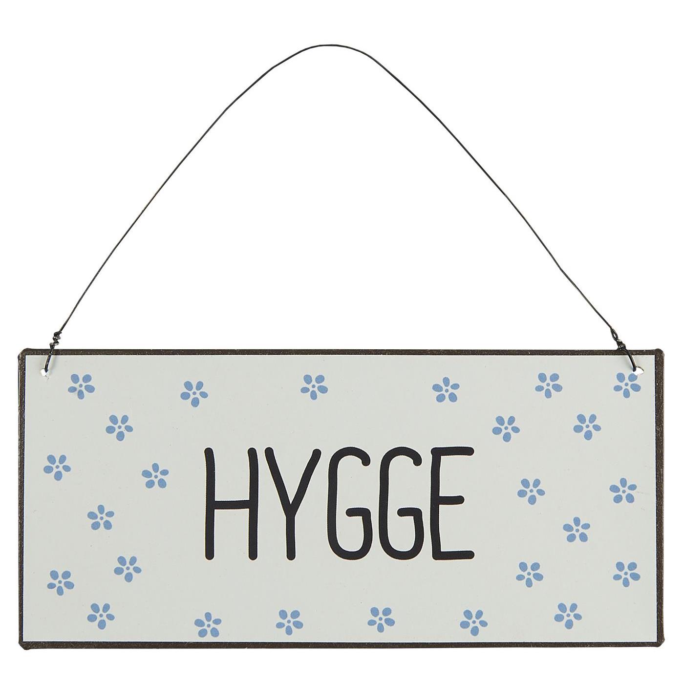 Metallschild Hygge Neu