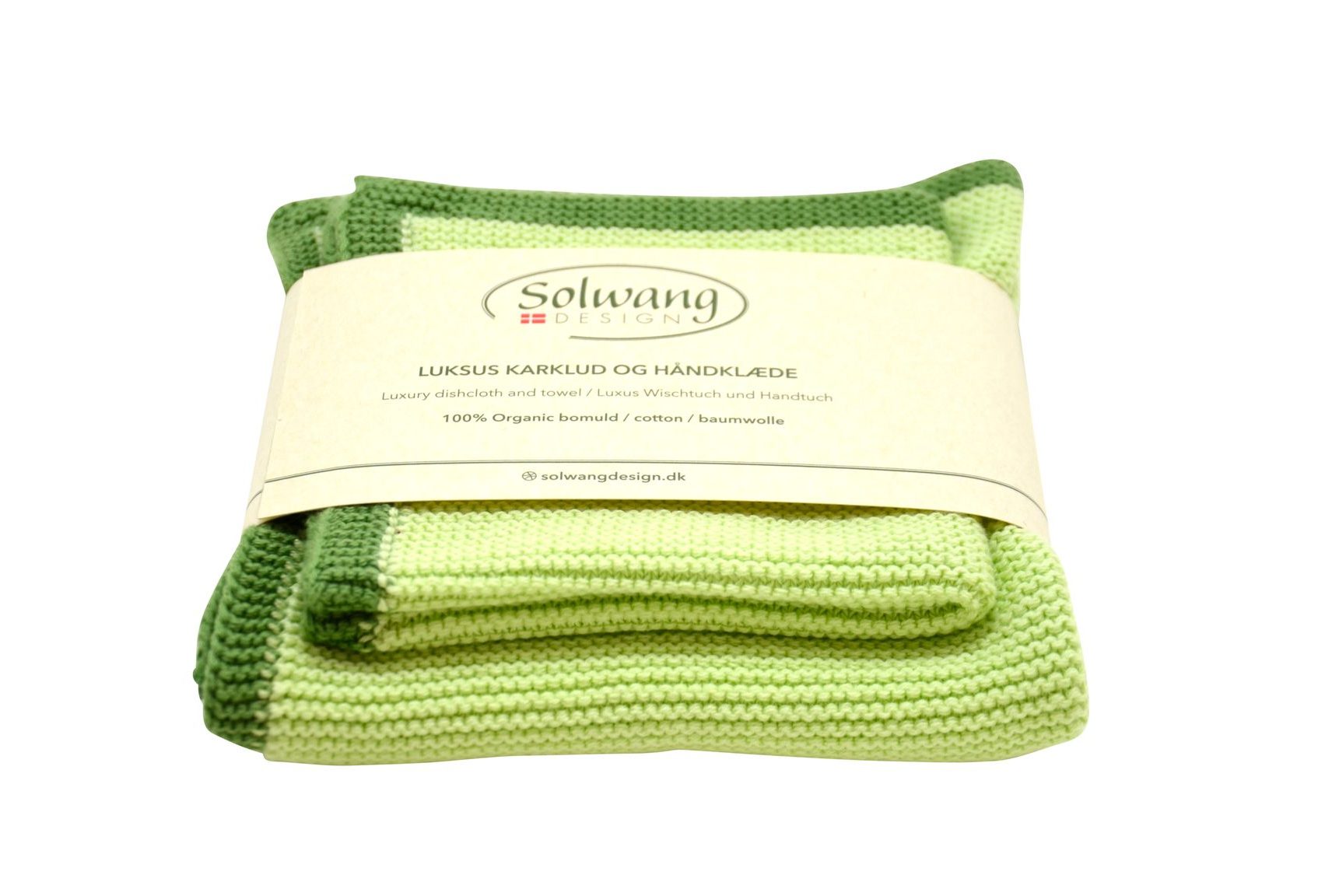 Solwang Frame Set aus Handtuch und Wischlappen staubiges Grün 4446 Solwang Frame Set aus Handtuch und Wischlappen staubiges Grün 4446