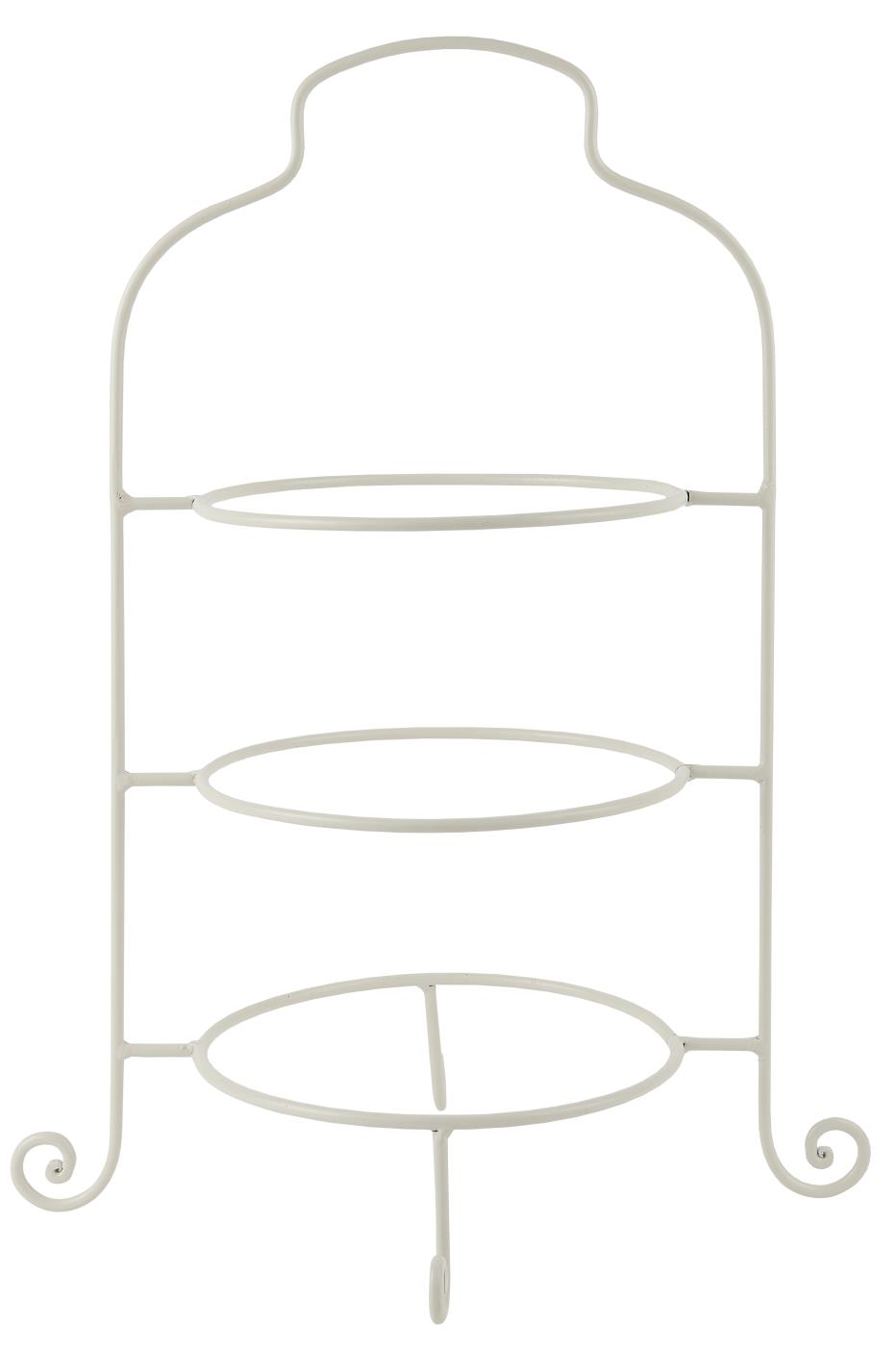 Tellerhalter / Etagere, weiß
