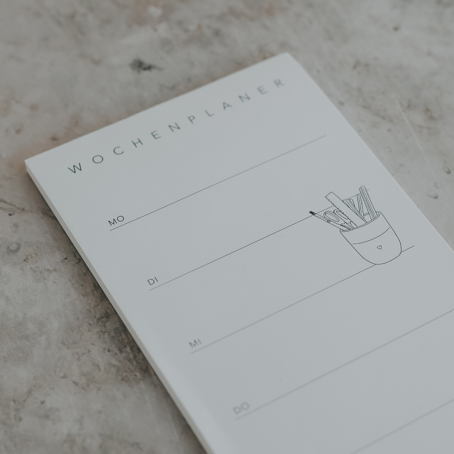 Eulenschnitt Notizblock Wochenplaner Eulenschnitt Notizblock Wochenplaner