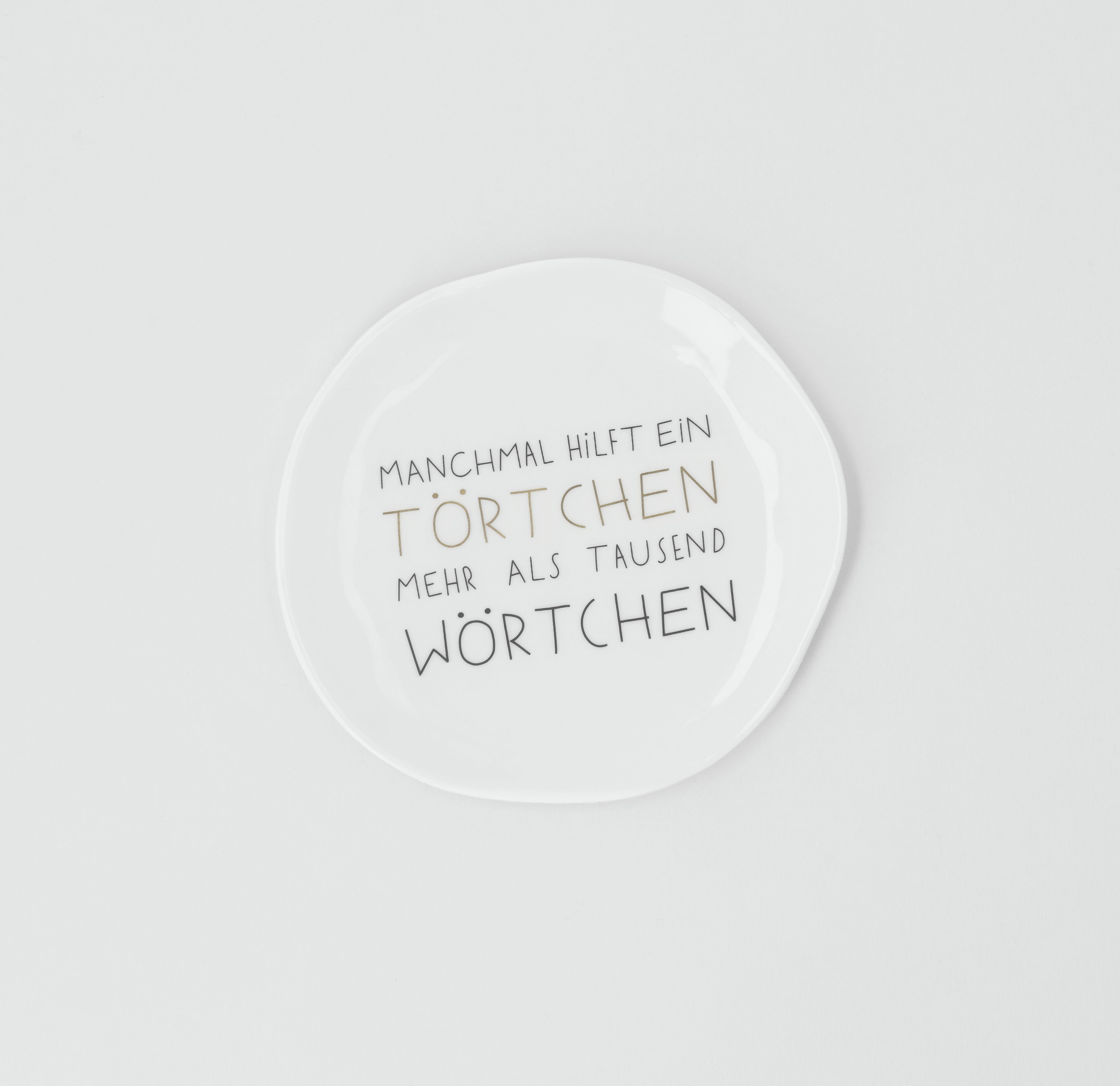Räder Teller Mix & Match "Manchmal hilft ein Törtchen ..."