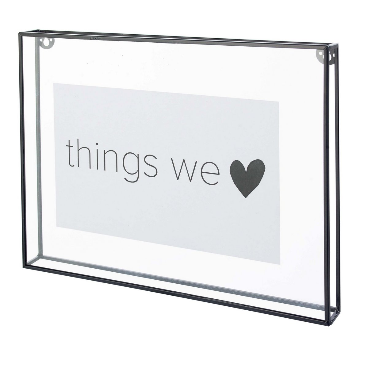 Fotorahmen Metall Schwarz 34x25x3,5cm
