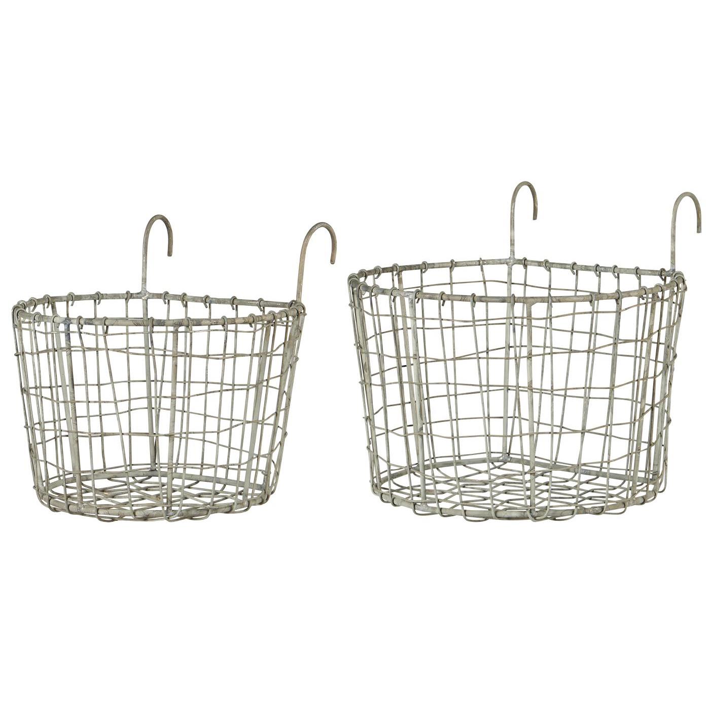 Balkonkorbsatz aus Draht, 2er Set Balkonkorbsatz aus Draht, 2er Set