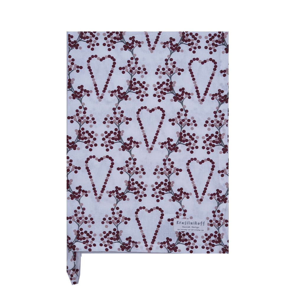 Geschirrtuch Berry Heart Rot