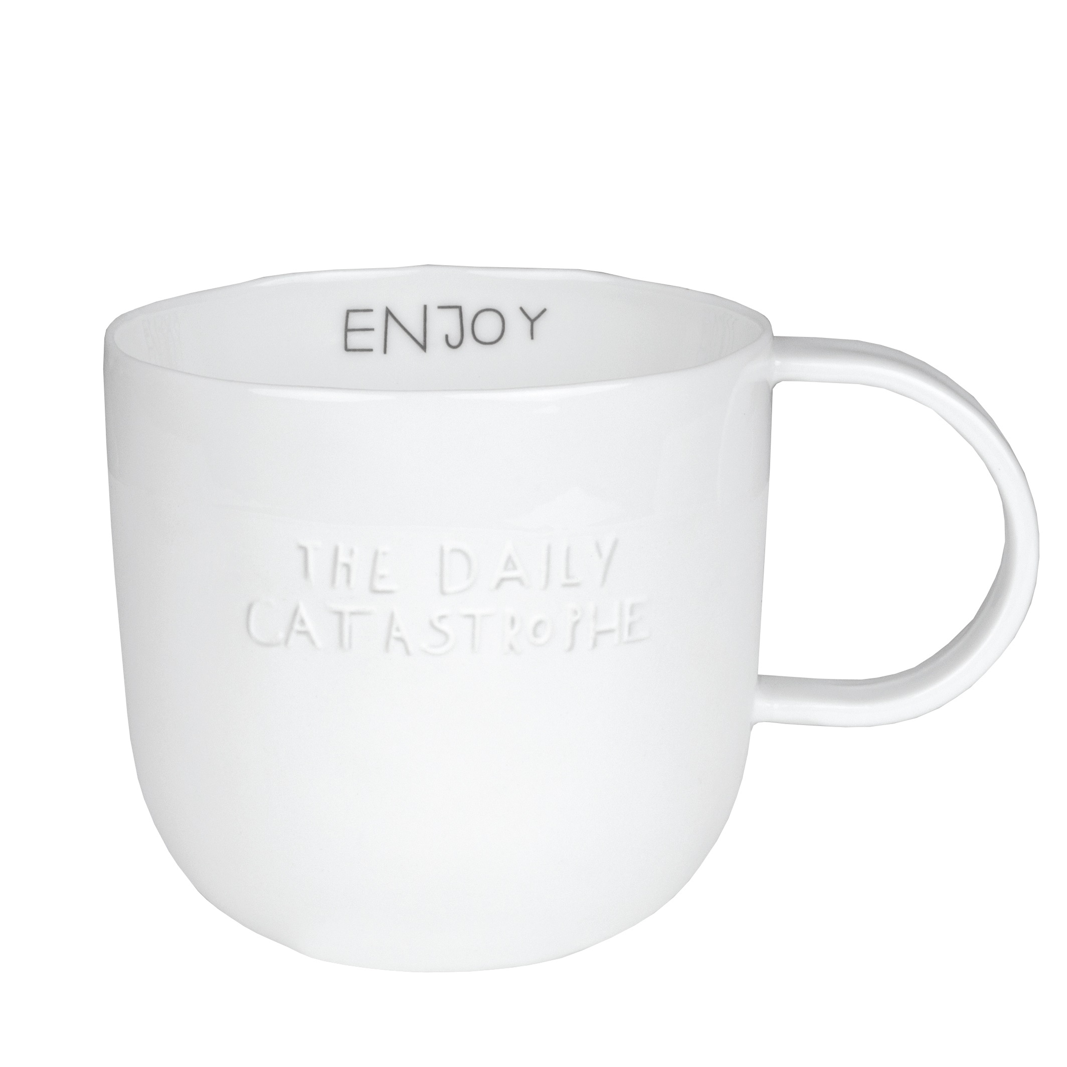 Räder Tasse "Enjoy the daily catastrophe" Räder Tasse "Enjoy the daily catastrophe"