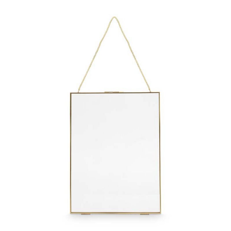 Fotorahmen Metall mit Schloss Gold 30x40