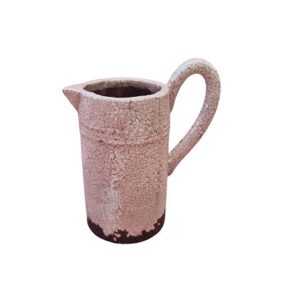 Blumenkrug /Vase Antikweiß / Creme