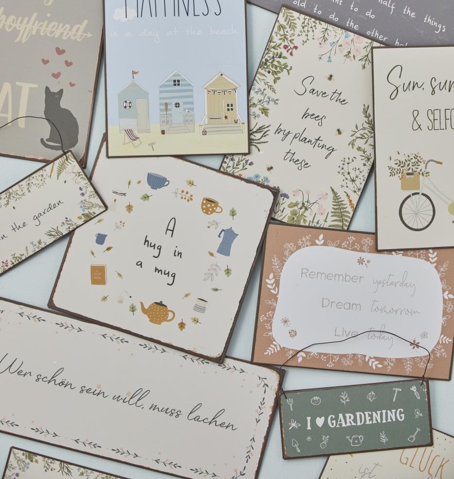 Metallschild Remember yesterday Dream tomorrow Live today Metallschild Remember yesterday Dream tomorrow Live today