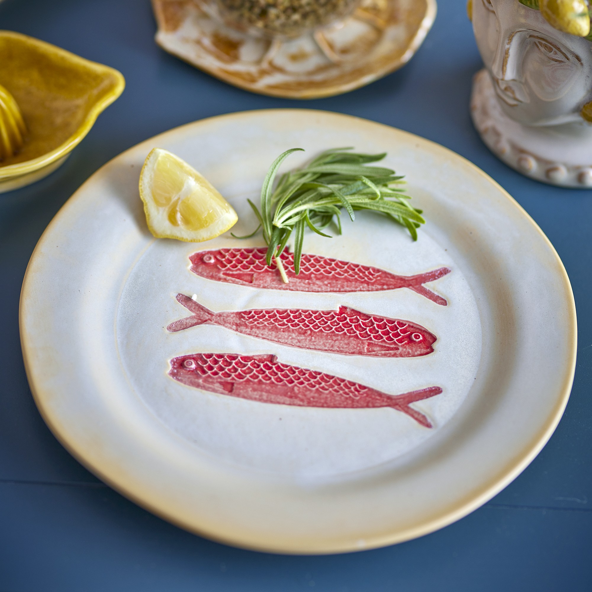 Teller Hadden, rot, 27,5 cm