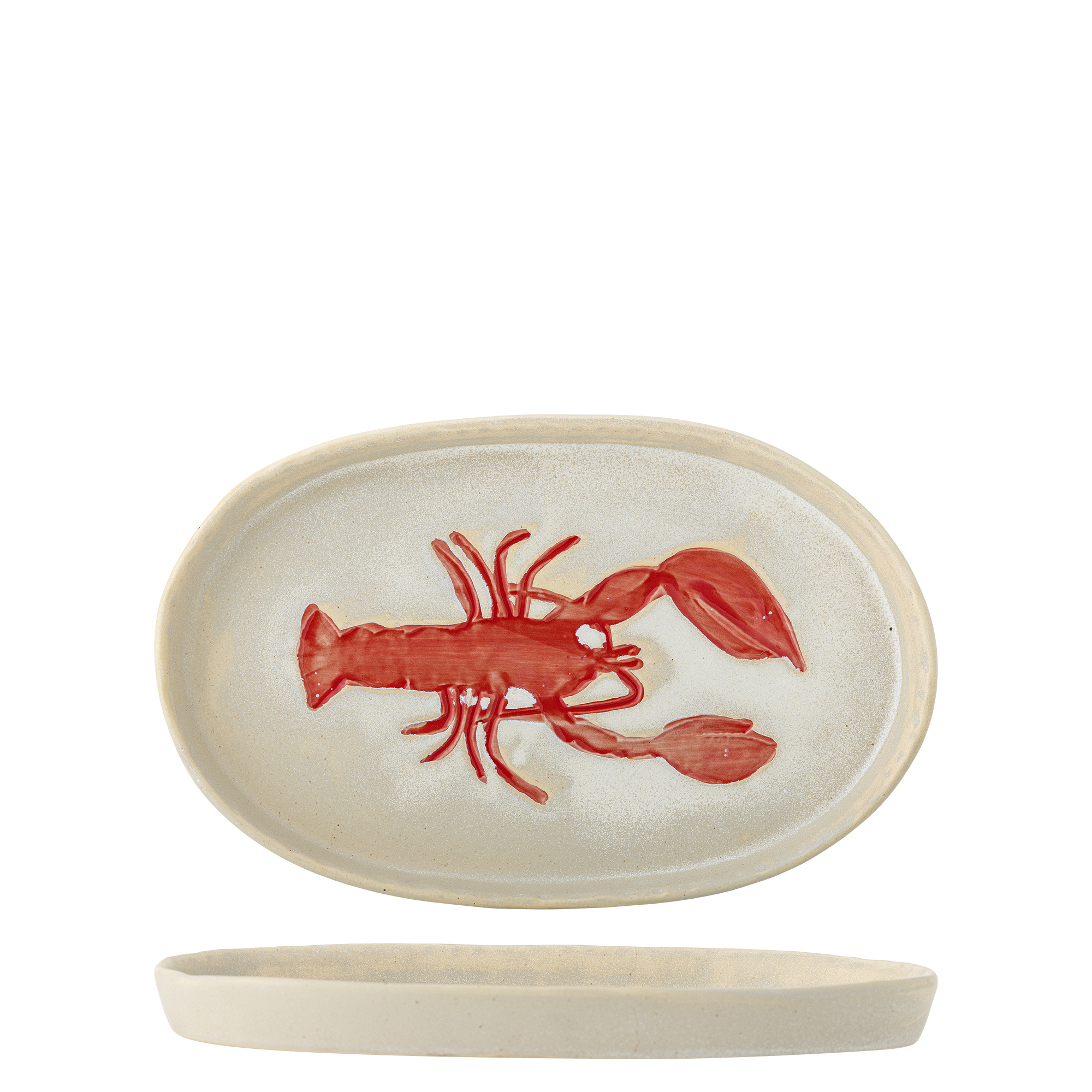 Platte/Teller Hadden, Rot, 29 cm