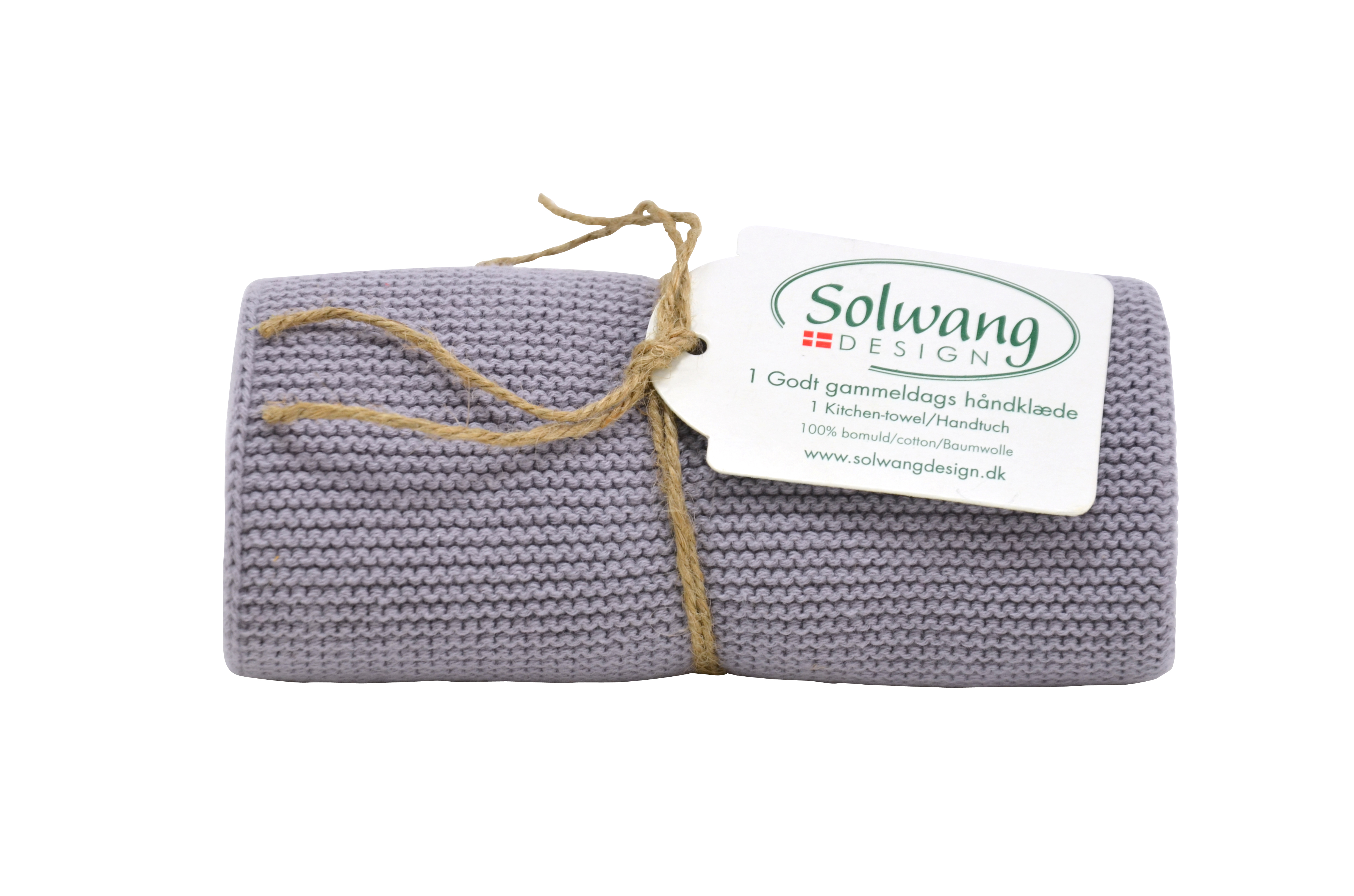 staubiges-helllila Solwang Handtuch gestrickt staubiges hell Lila H28