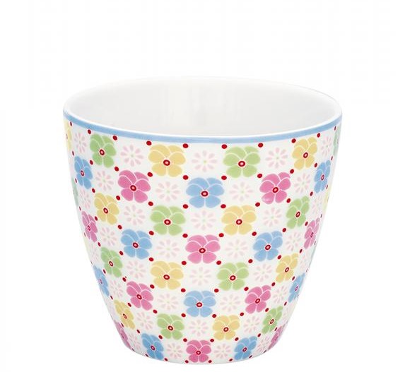 Greengate Latte Becher Edie white Greengate Latte Becher Edie white