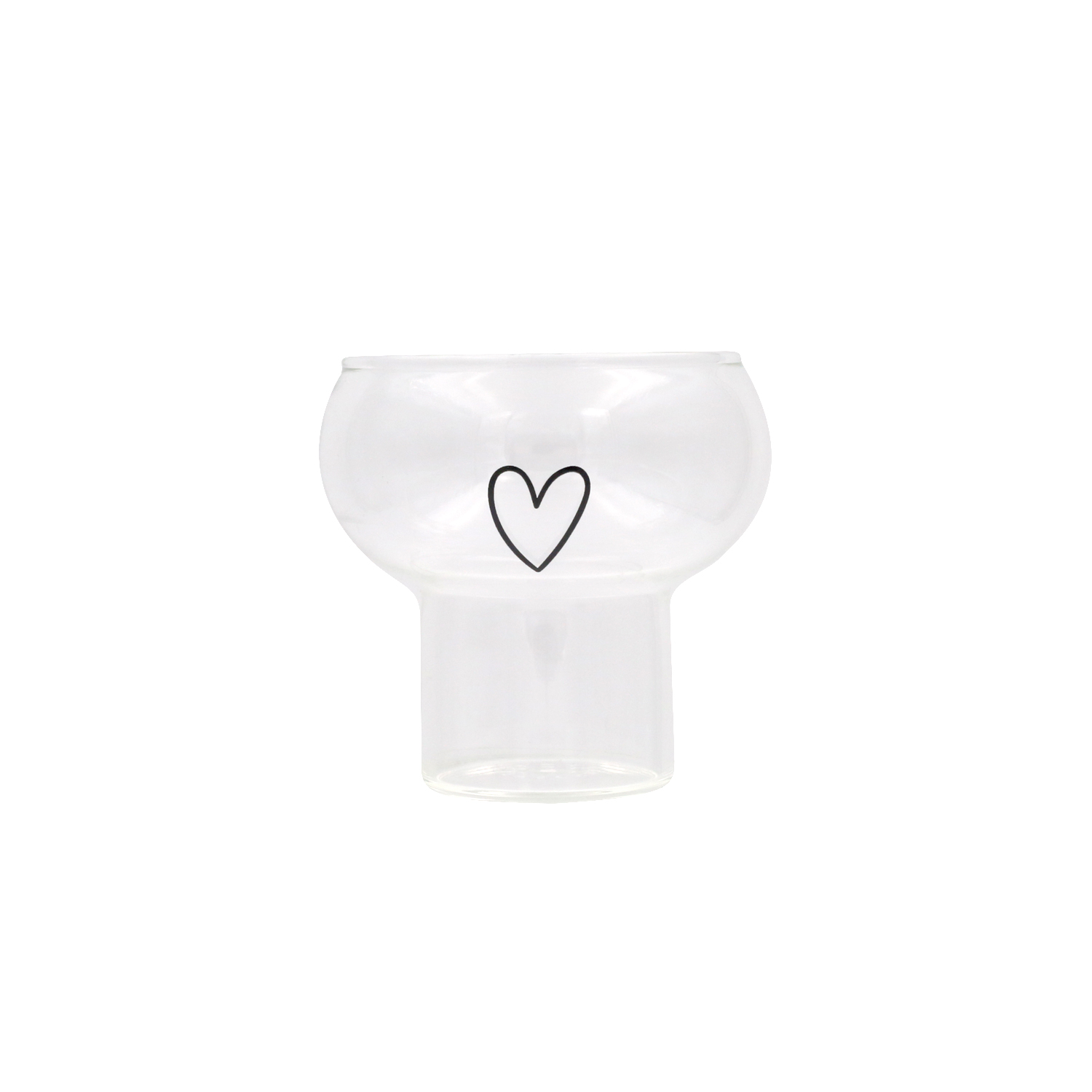 Bubble Glas Herz Eulenschnitt Bubble Glas Herz Eulenschnitt