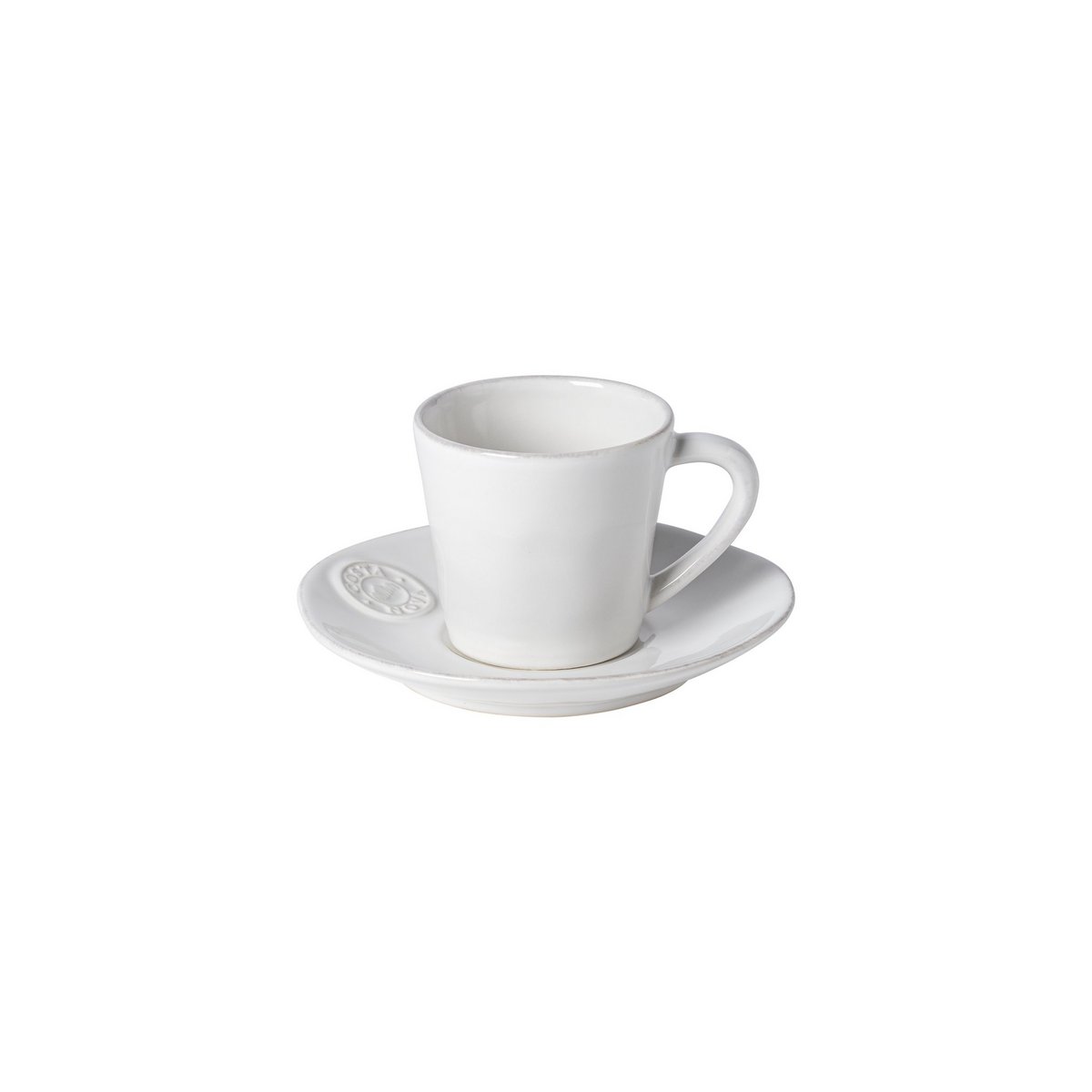 NOVA Teetasse mit Untertasse 0.19 L weiß NOCS 01 - 4er Set 