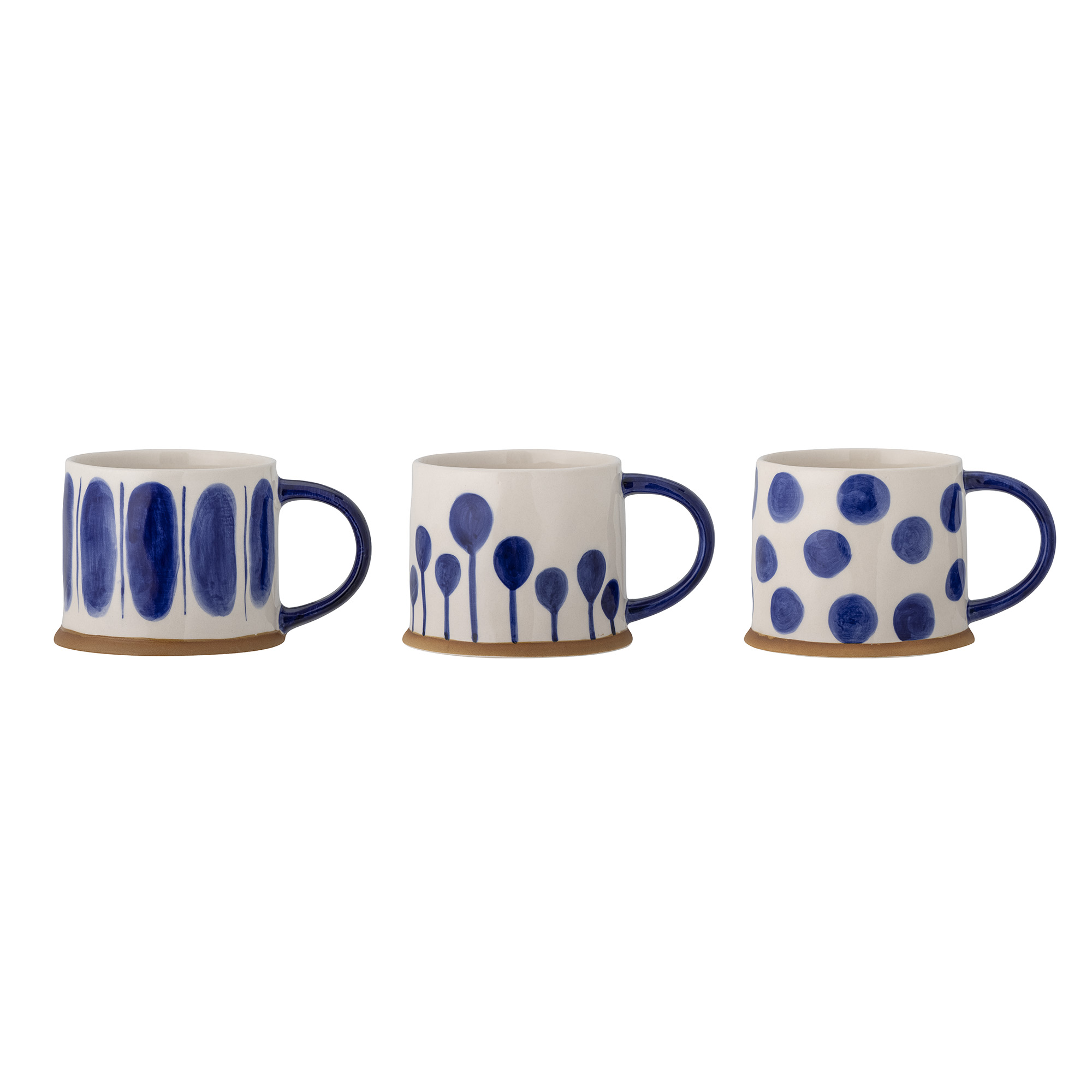 Linora Becher, Blue, 3 Muster Linora Becher, Blue, 3 Muster