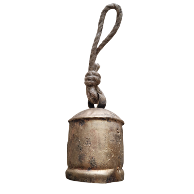 große Glocke Goldfarben mit Band