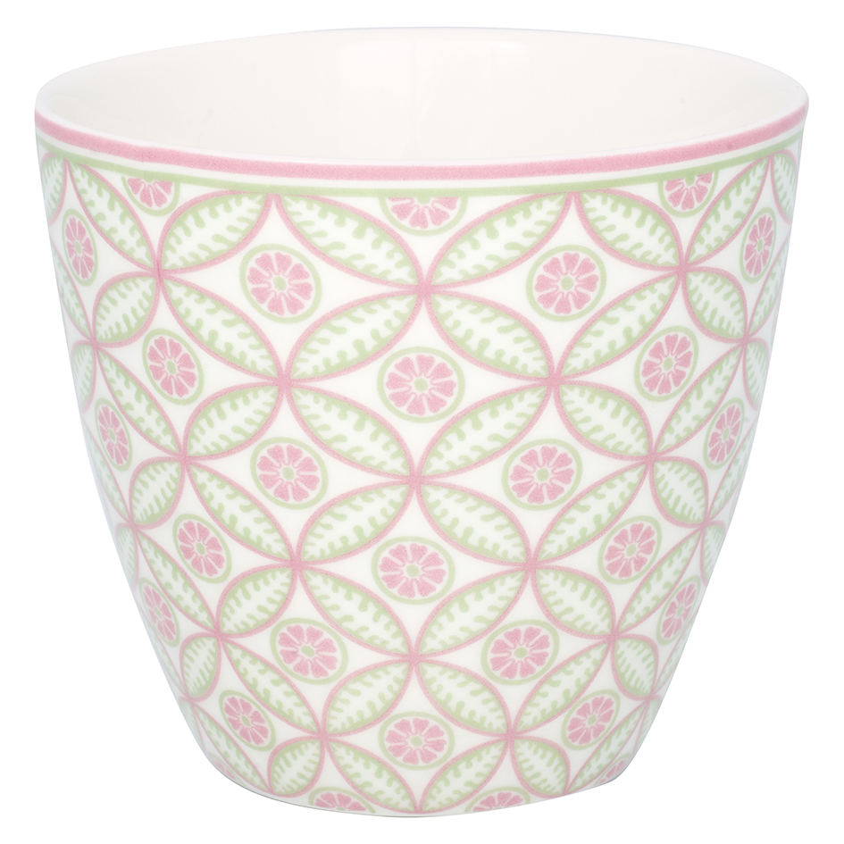 Greengate Latte Becher Eva white