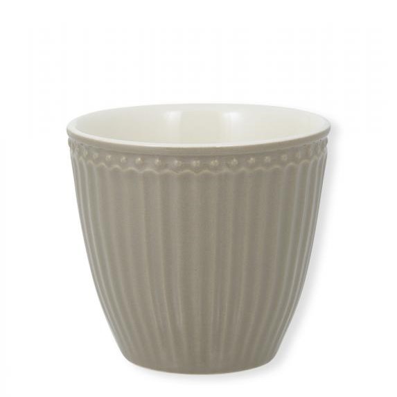 Greengate Latte Becher Alice, warm grey