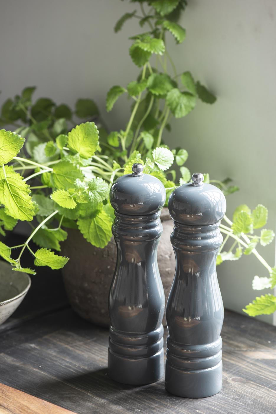 1740-16 Salz-/Pfeffermühle dunkelgrau