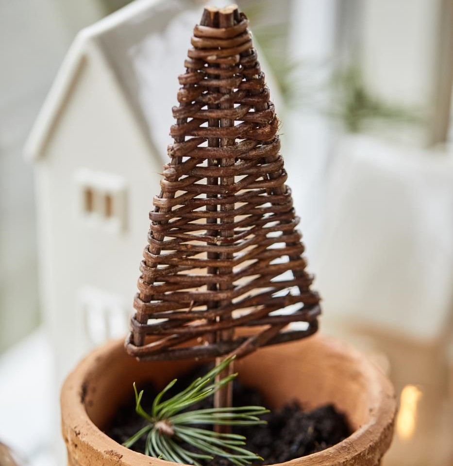 Tannenbaum am Stiel Weide