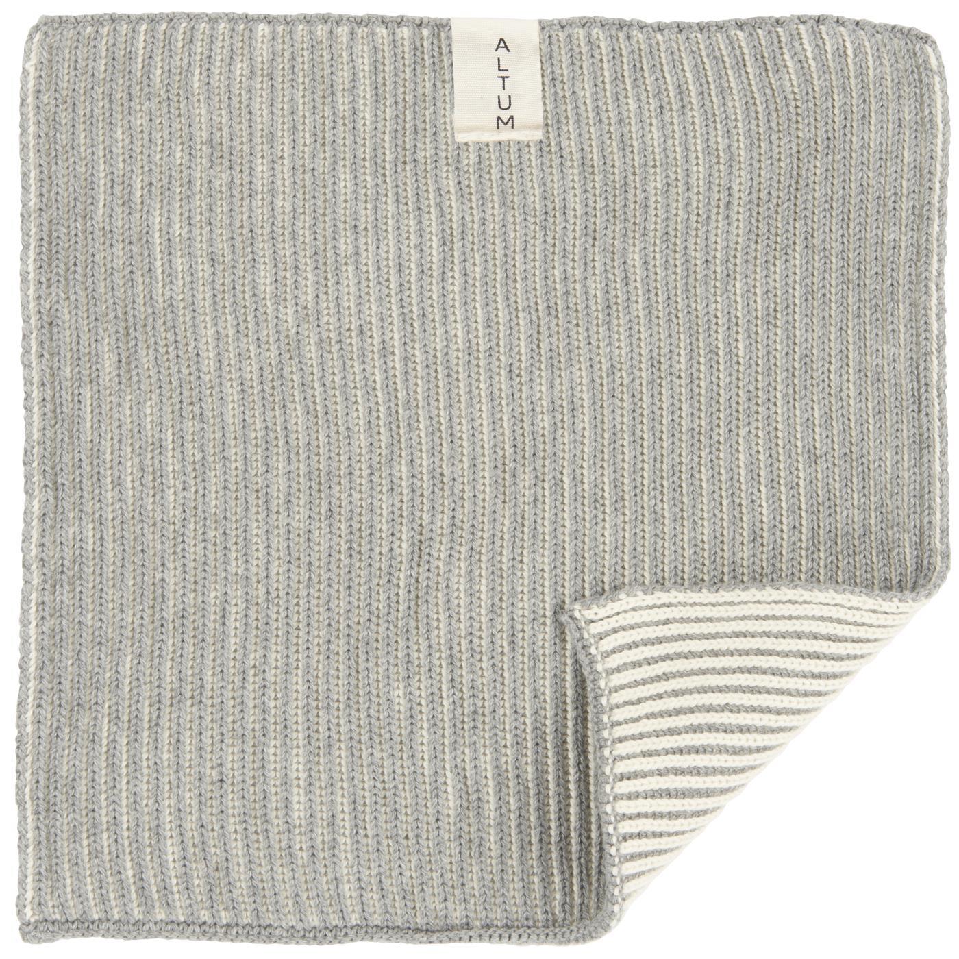 Waschlappen ALTUM gestrickt, grau Waschlappen ALTUM gestrickt, grau