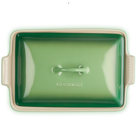 Le Creuset Auflaufform 33 cm m. Deckel, Bamboo green