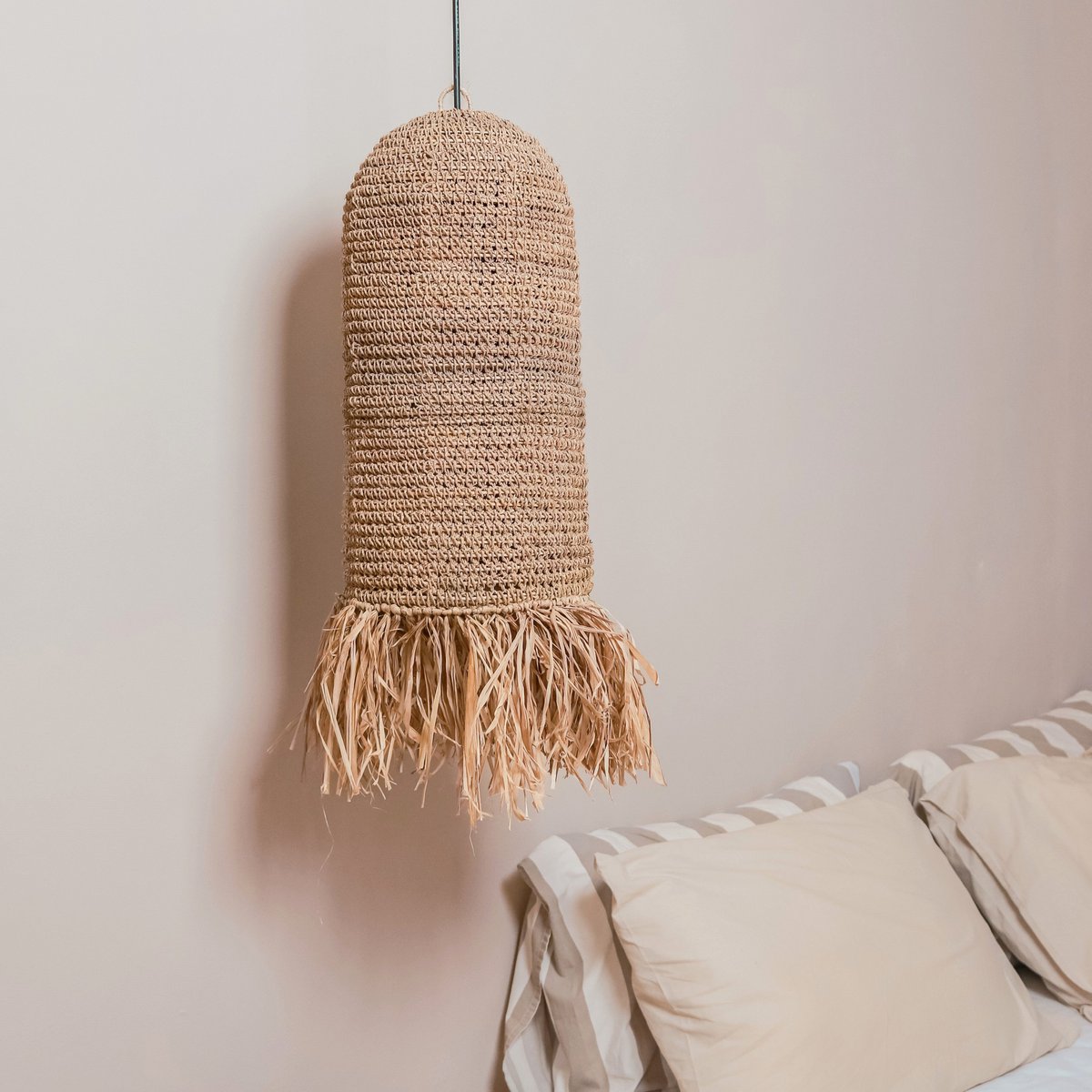 Raffia-Lampe | Lampenschirm | Pendelleuchte KAWAH Raffia-Lampe | Lampenschirm | Pendelleuchte KAWAH