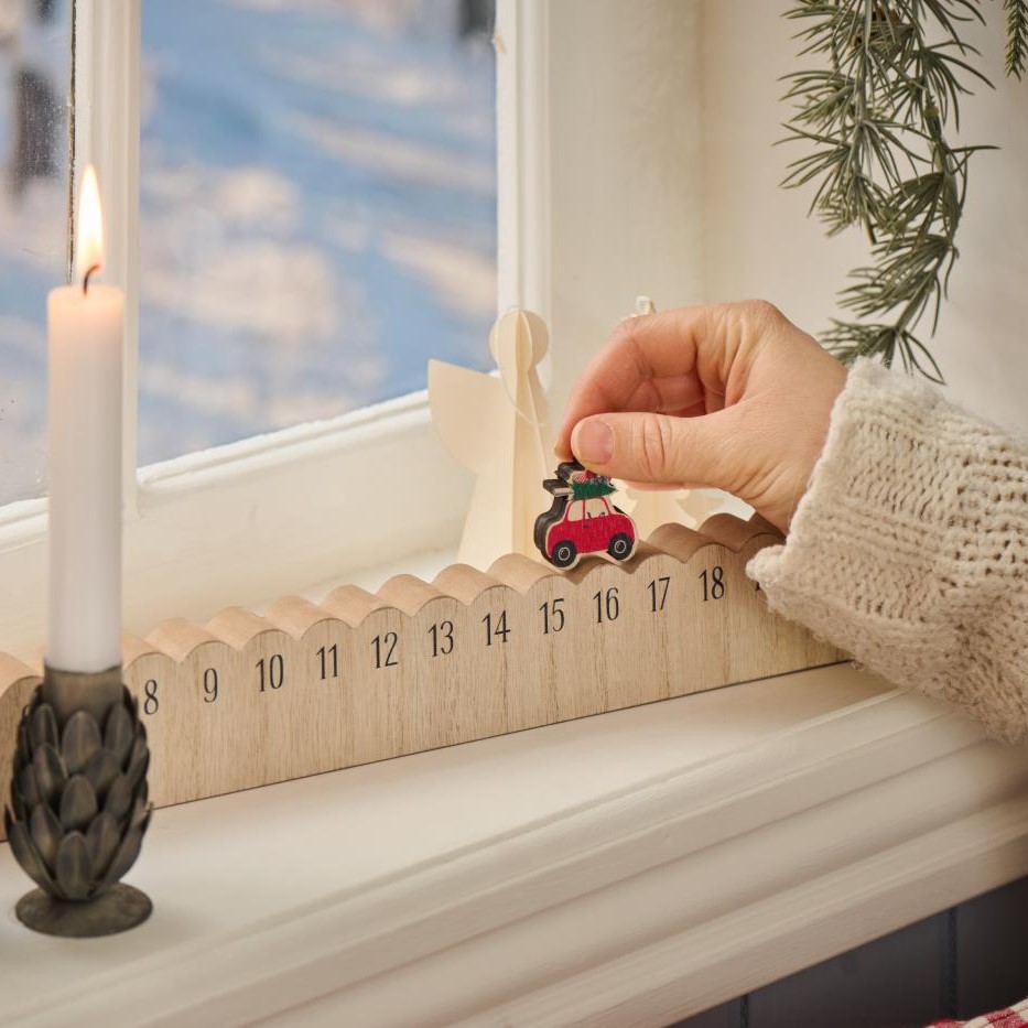 Adventskalender 1- 24 fahrendes Auto Adventskalender 1- 24 fahrendes Auto