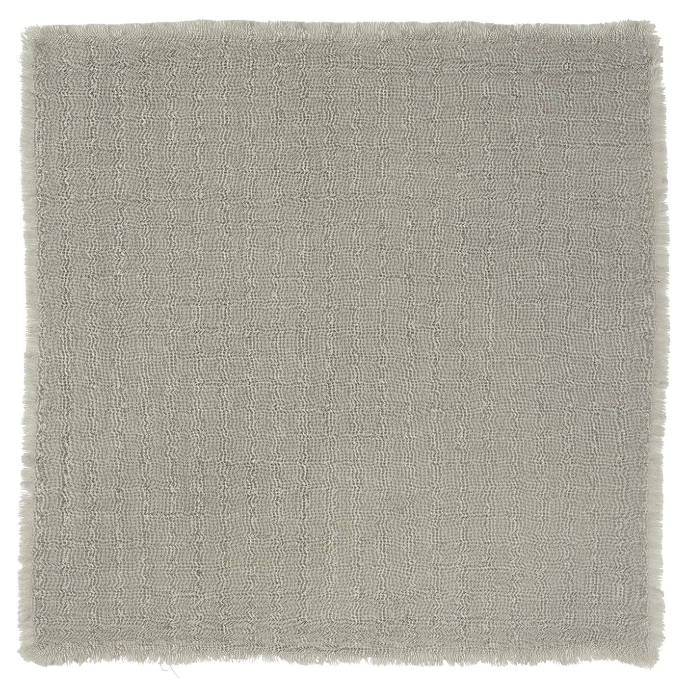6867-74 2 Stoffservietten doppelt gewebt ash grey