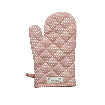 Ofenhandschuh Micro Dots dusty rose Ofenhandschuh Micro Dots dusty rose