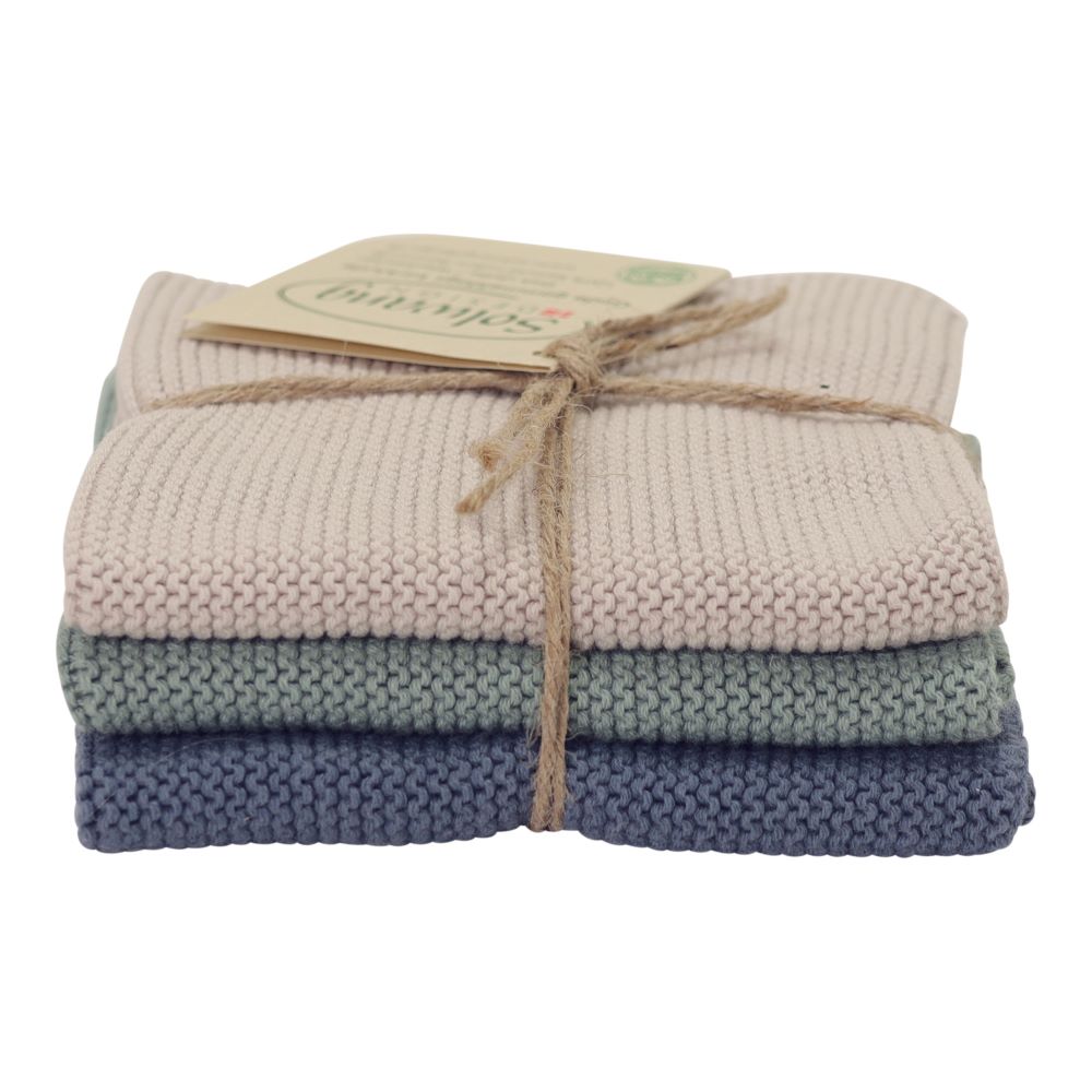 Solwang Wischlappen 3er Set Nordic breeze 85-143-102 Solwang Wischlappen 3er Set Nordic breeze 85-143-102