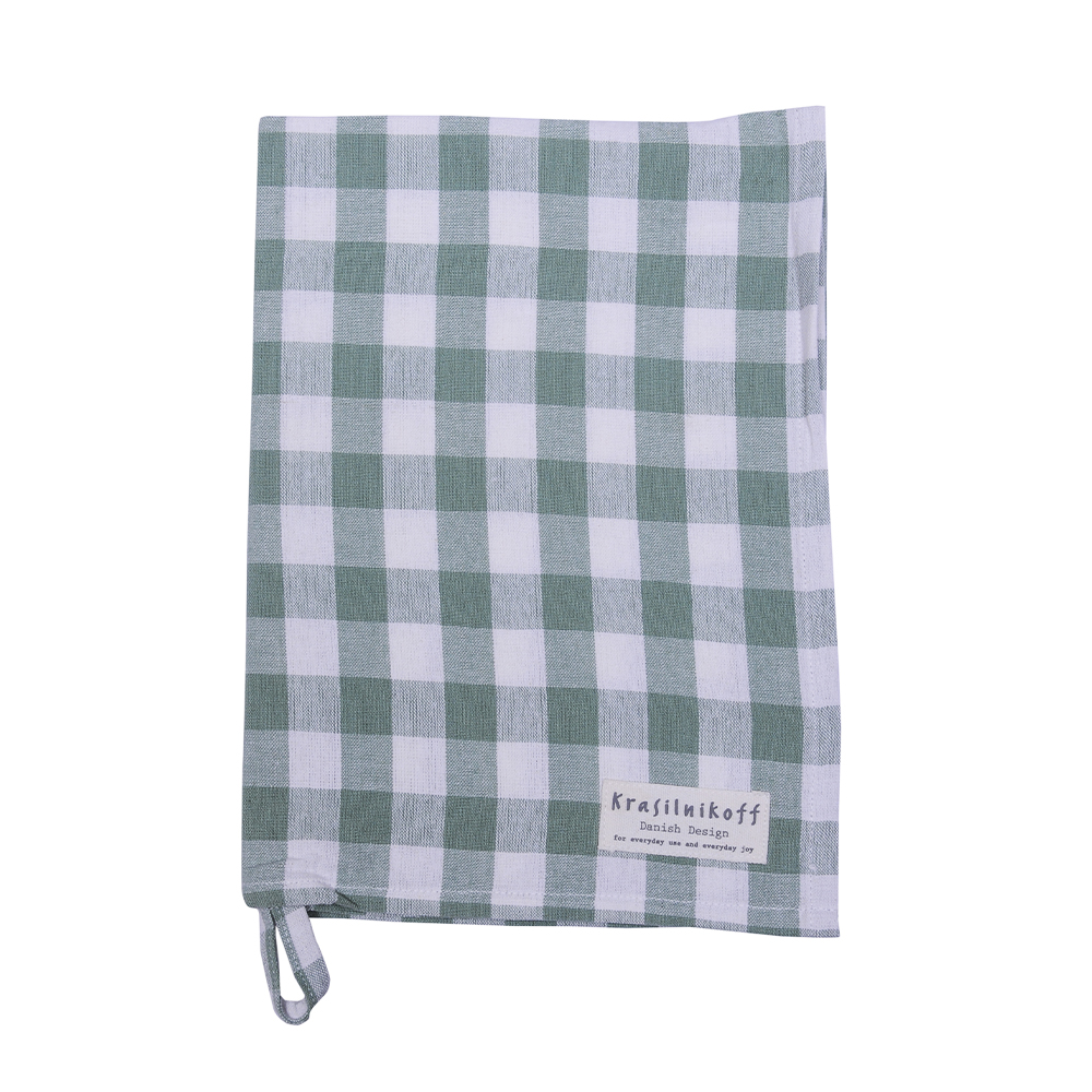 Geschirrtuch Kariert dusty green Geschirrtuch Kariert dusty green