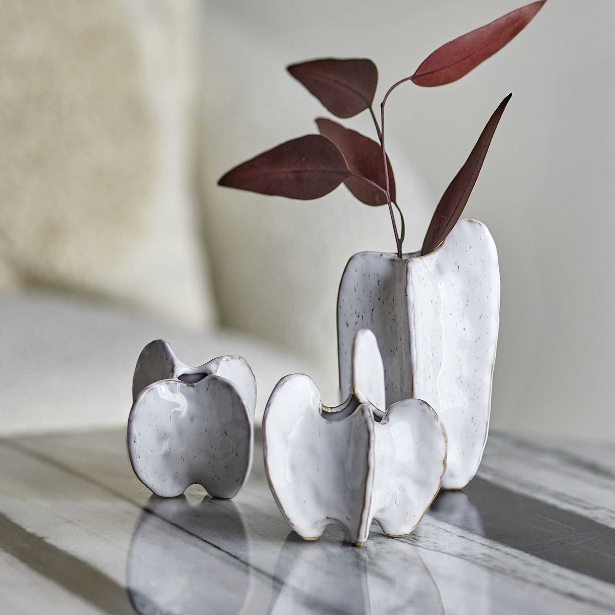 Jayce Vasen, Weiß, Steingut