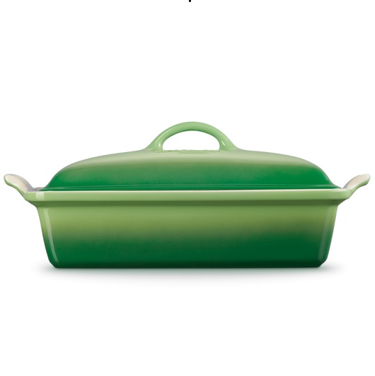 Le Creuset Auflaufform 33 cm m. Deckel, Bamboo green