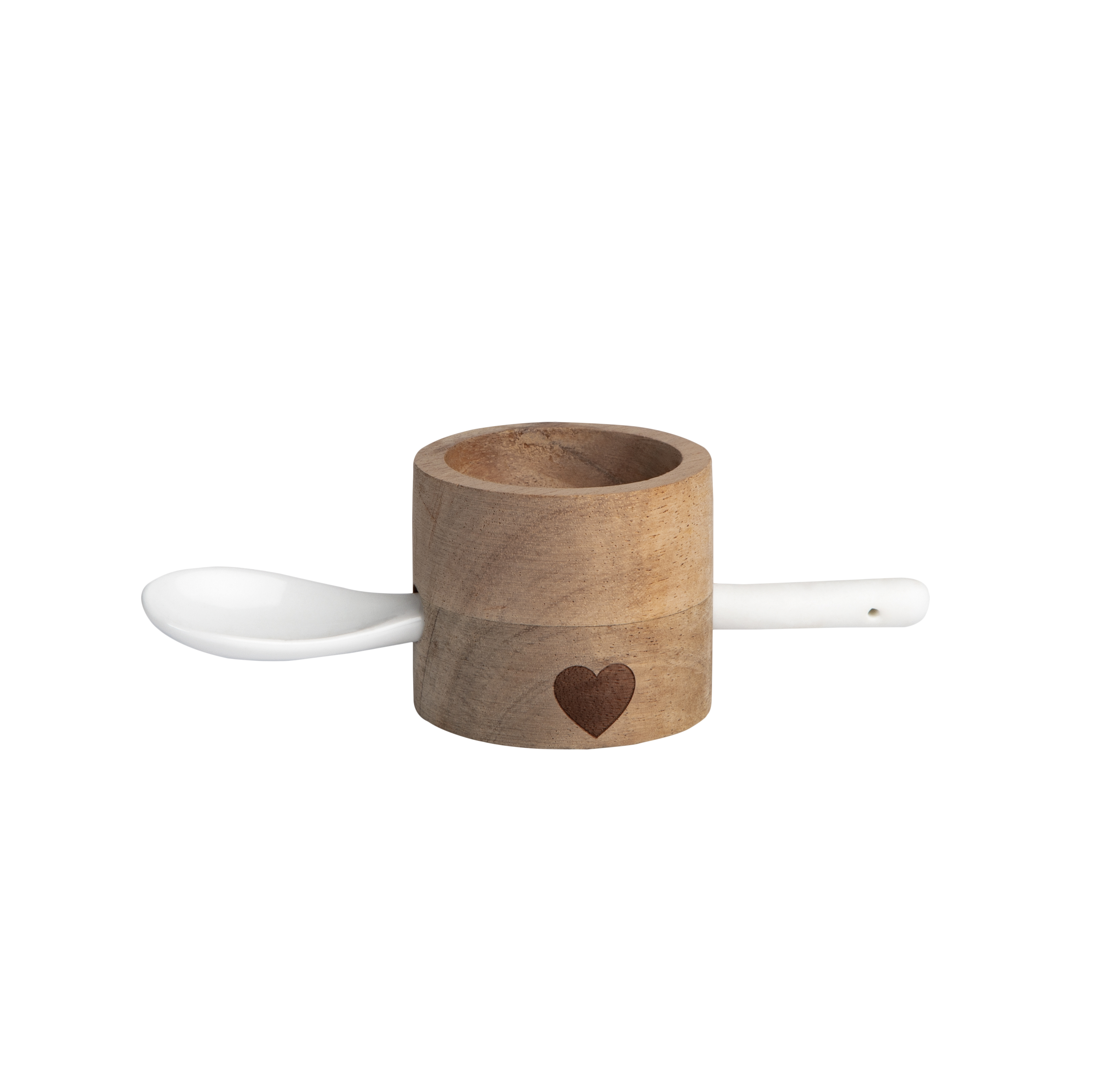 Räder Eierbecher Herz mit Löffel