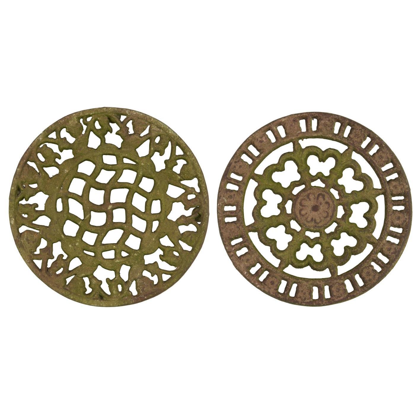 Untersetzer aus Eisen, 2 Versionen Untersetzer aus Eisen, 2 Versionen