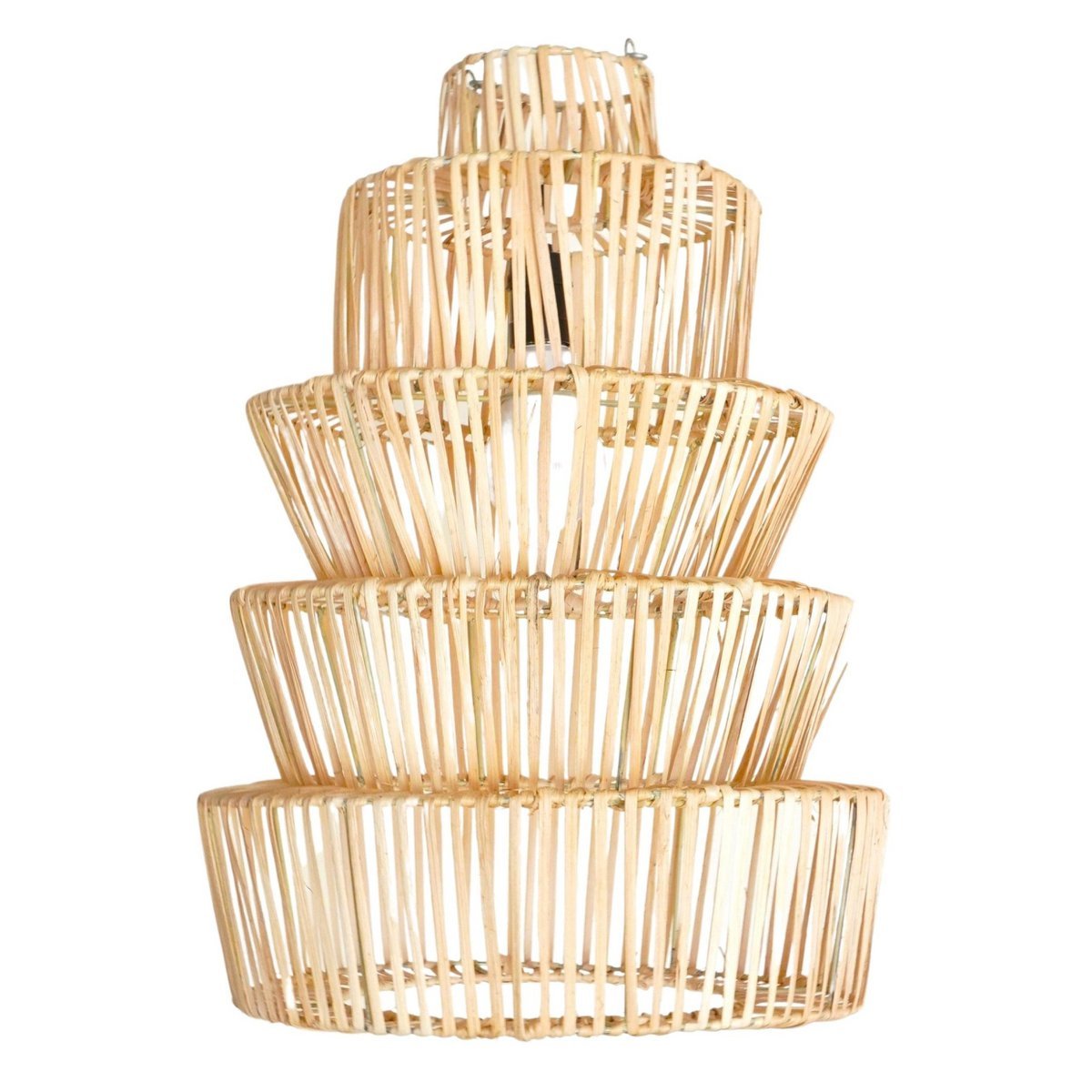 Rattan Lampenschirm mit außergewöhnlichem Design MULIA