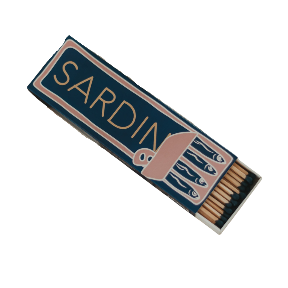 Streichhölzer Sardinen