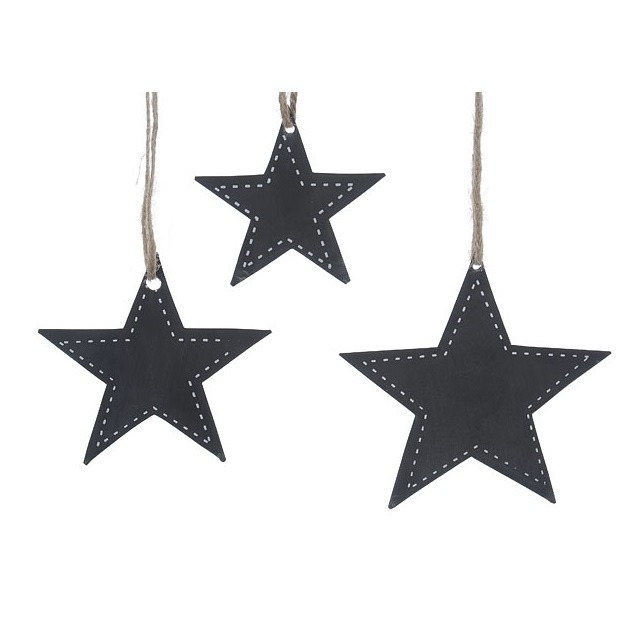 Anhänger Stern, 3er Set
