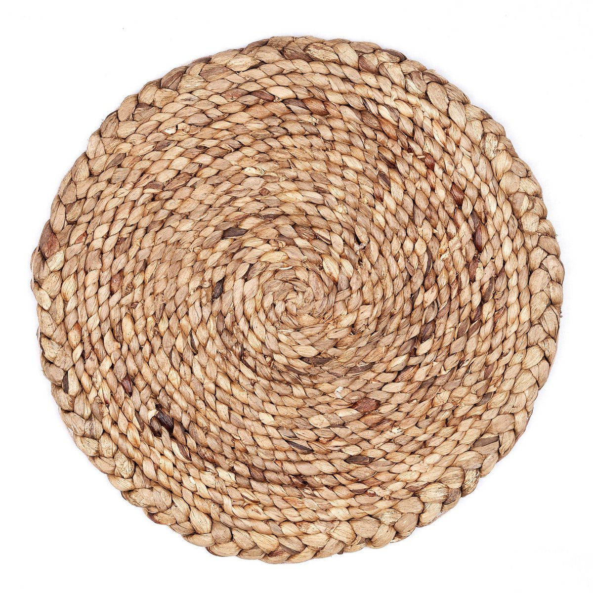 Tischset (2er, 4er oder 6er Set) PANDAWA 38 cm | Boho Tischset aus Wasserhyazinthe Größe: 6er-Set Tischset (2er, 4er oder 6er Set) PANDAWA 38 cm | Boho Tischset aus Wasserhyazinthe Größe: 6er-Set