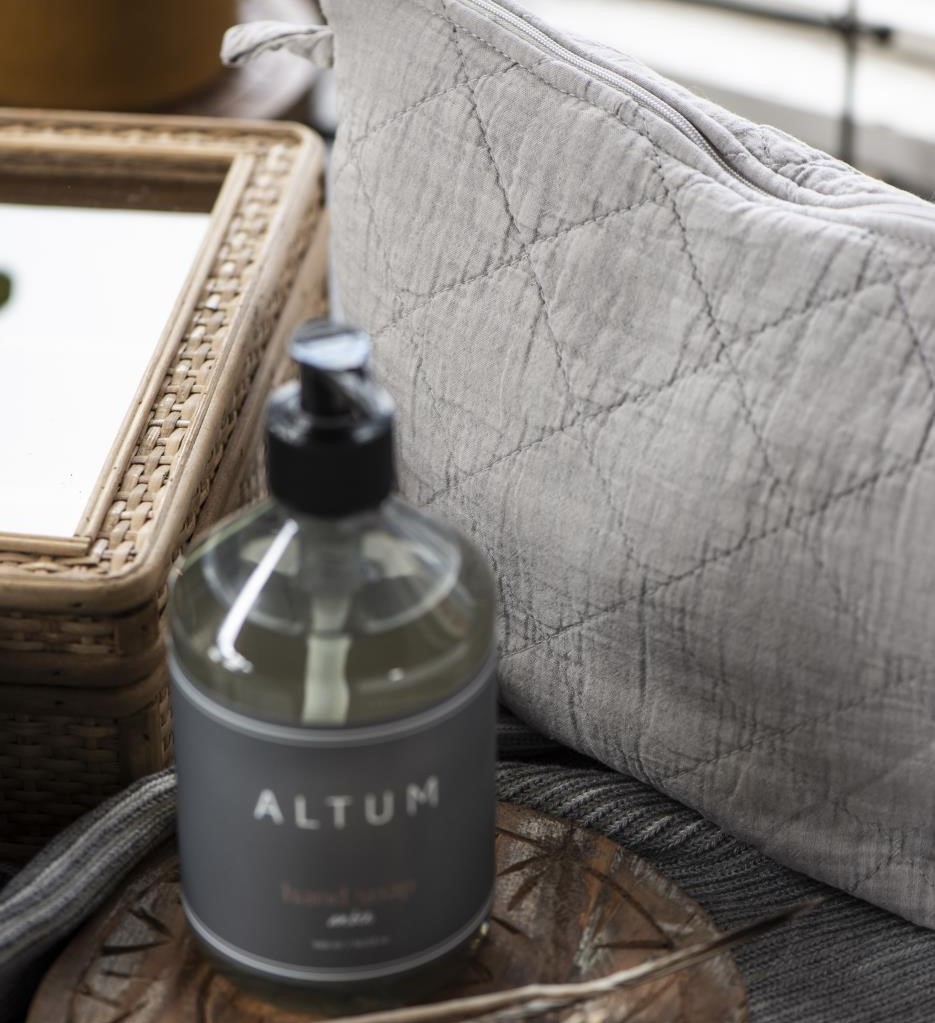 Kosmetiktasche wattiert, ash grey Kosmetiktasche wattiert, ash grey