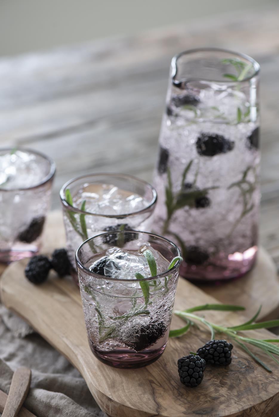 0396-38 2 ibLaursen Trinkgläser, malve