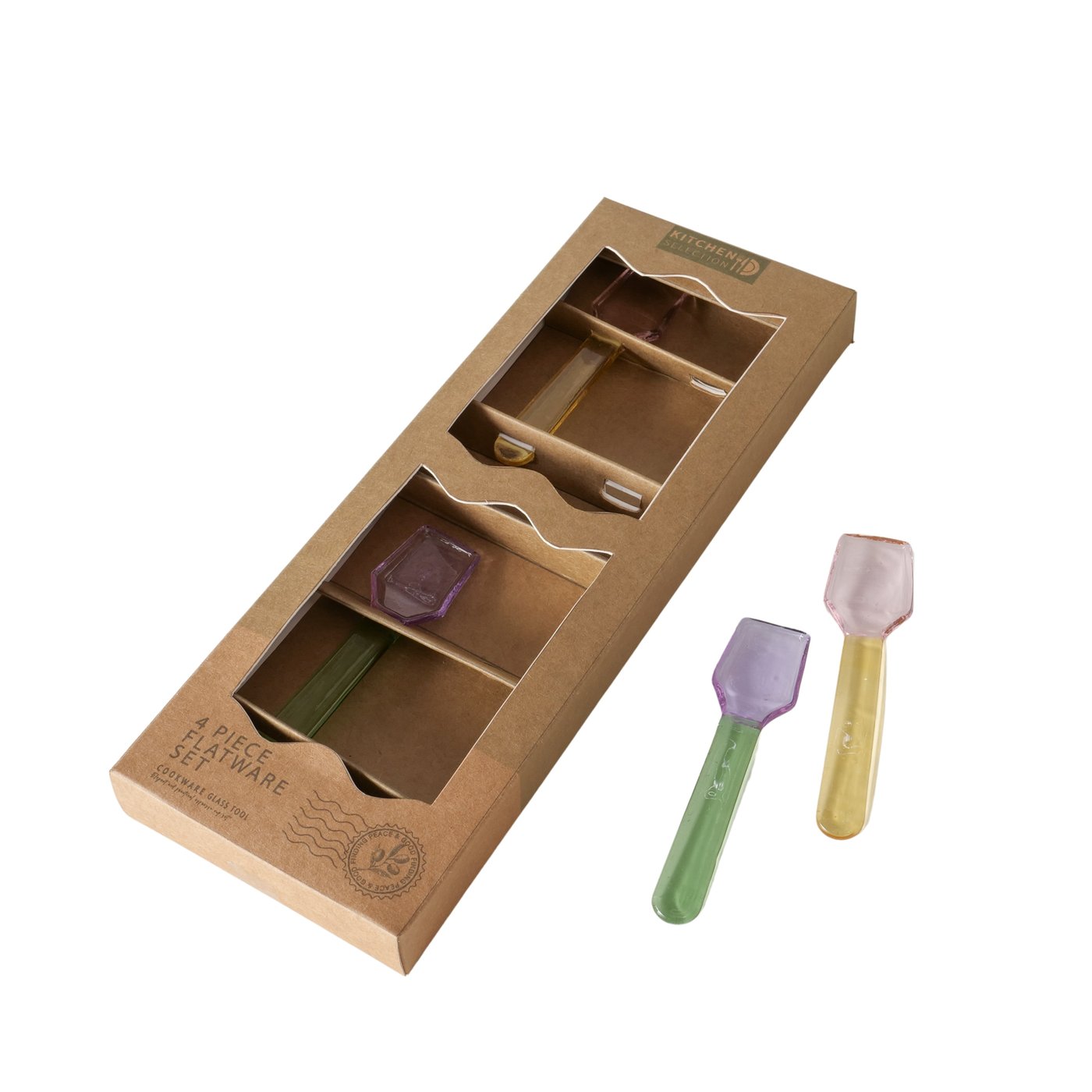 Löffel Ice, 4 tlg., Glas