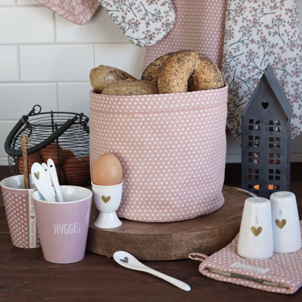 Brotkorb Dusty Rose Punkte Brotkorb Dusty Rose Punkte