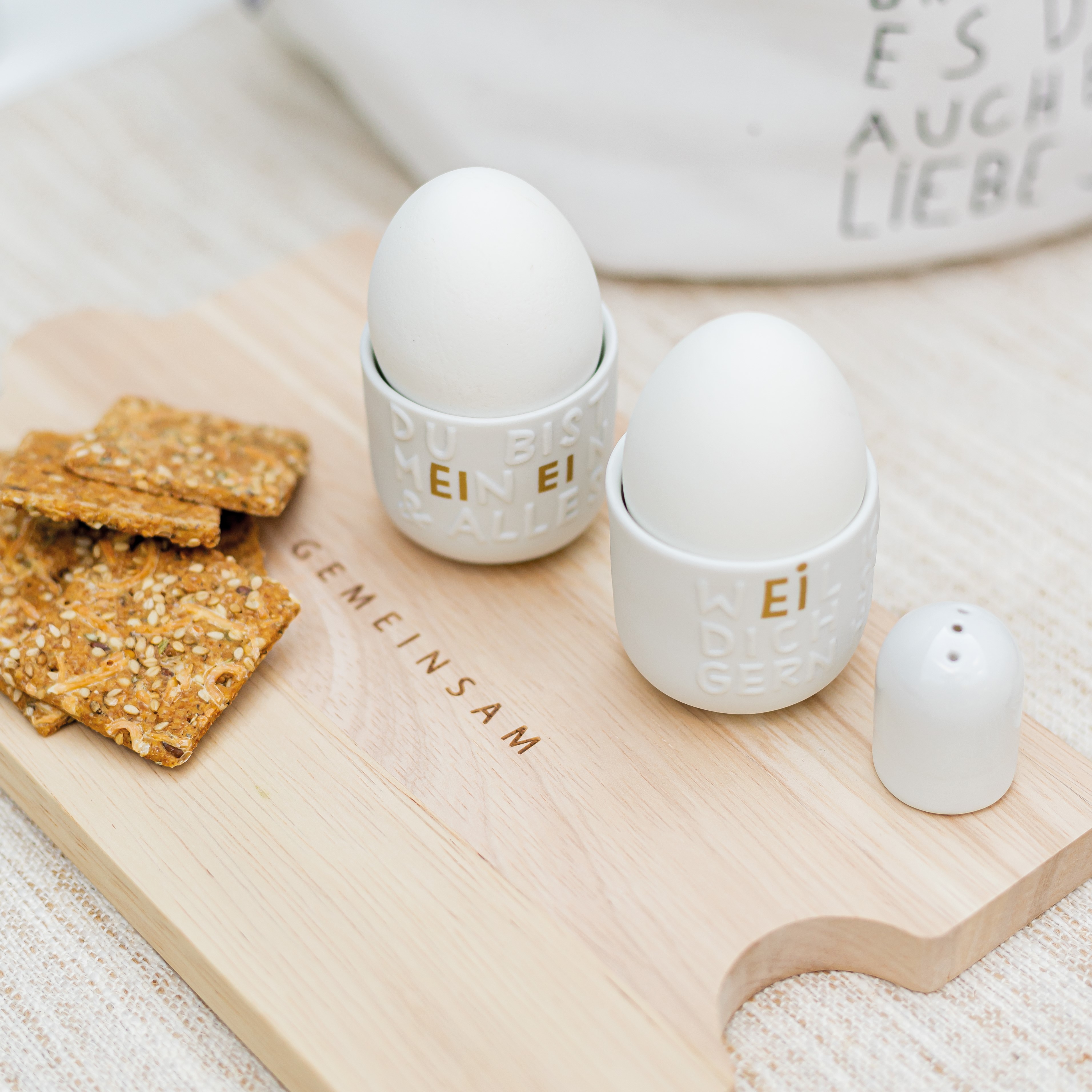 Räder Eierbecher "Weil ich dich so gern hab" Räder Eierbecher "Weil ich dich so gern hab"