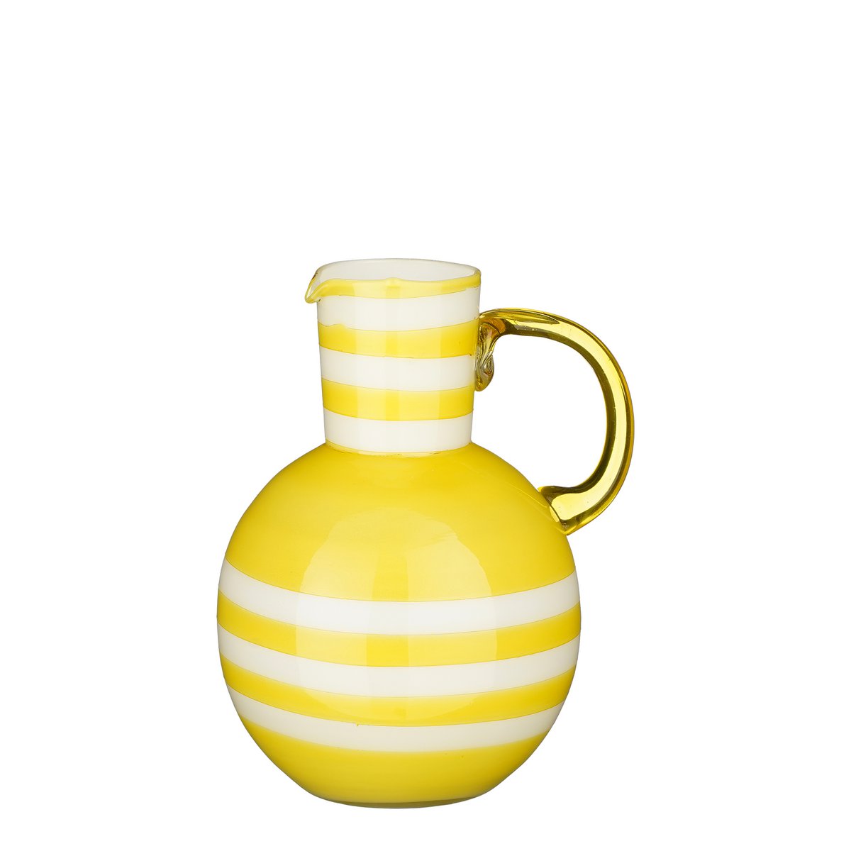 Bazaar Vase – H21 x Ø17,5 cm – Glas – Gelb