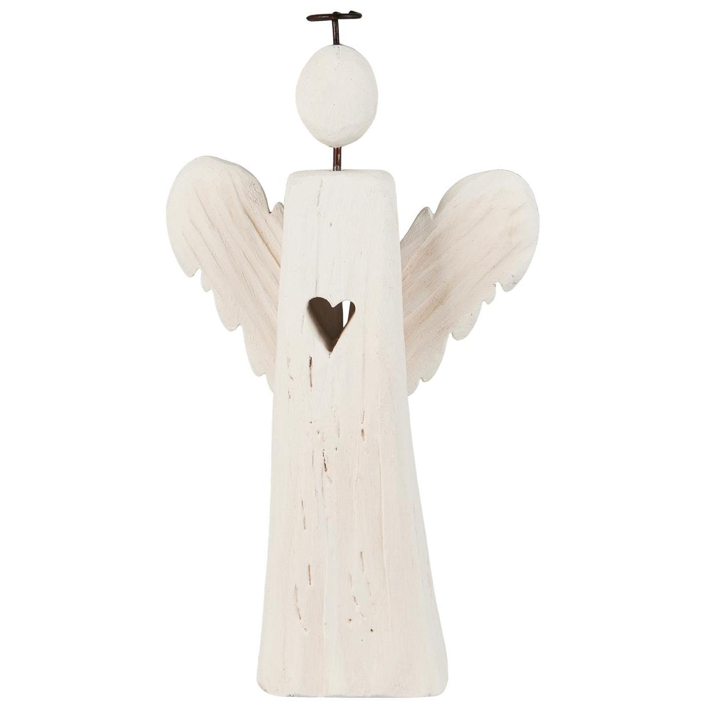 Engel stehend Lucia, weiß Engel stehend Lucia, weiß