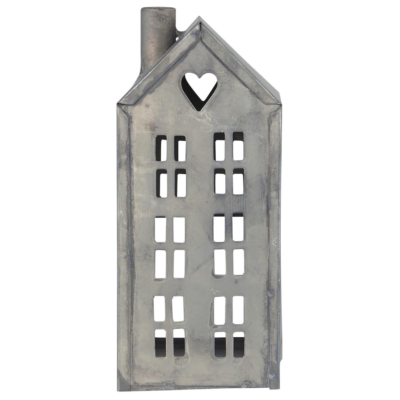 Haus für Teelicht Stillenat 6 Fenster Metall Haus für Teelicht Stillenat 6 Fenster Metall